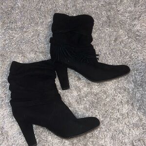 Black Suede Ankle Boots